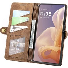 Mays Home1 Realme 13 Pro Için Flip Case Deri Kılıf Cüzdan Basit Iş Darbeye (Yurt Dışından)