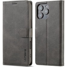 BDT Market Tutucu Kart Yuvaları ile IPhone 16 Pro Için Flip Case Cüzdan Buzağı Doku (Yurt Dışından)