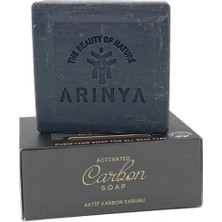 Arinya Aktif Karbon Özlü Vücut ve Yüz Sabunu 125 gr