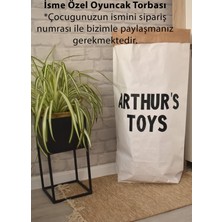 Lyn Home & Decor Isme Özel Kağıt Oyuncak Torbası