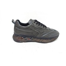 Scatto  Gri Deri Erkek Sneaker Spor Ayakkabı