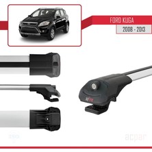 Ford Kuga (C394) 2008-2012 Arası ile Uyumlu Ace-1 Ara Atkı Tavan Barı Gri 2 Adet