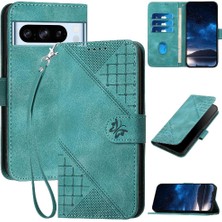 MY Boutique1 Google Pixel 8 Pro ve Kredi Kartı Yuvası Kabartmalı Kelebek Için Flip Case (Yurt Dışından)