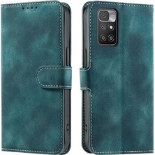 MY Boutique1 Xiaomi Redmi Için Flip Case 10 4g 2022 Bilek Kayışı Pu Deri Manyetik Kart (Yurt Dışından)