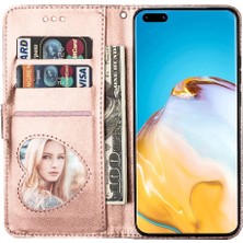 MY Boutique1 Huawei P40 Için Fermuar Cep Durumda Pu Deri Bilek Kayışı Kart Tutucu Kılıf (Yurt Dışından)