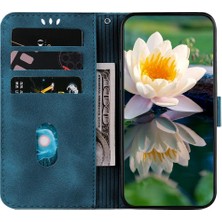 MY Boutique1 Xiaomi Poco X6 Pro 5g Için Flip Case Kickstand Kabartma Lotus Çiçek (Yurt Dışından)