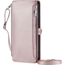 MY Boutique1 Crossbody Durumda IPhone 6/6s Fermuar Faturaları Yuvası Durumda Cüzdan Uzun Rfıd (Yurt Dışından)