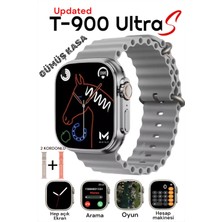 Bej Akıllı Saat Watch 8 Ultra T900-2S Ios/android Destekli 2.3 Inch Arama Özeliği Sağlık Sensörlü 2