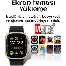 Bej Akıllı Saat Watch 8 Ultra T900-2S Ios/android Destekli 2.3 Inch Arama Özeliği Sağlık Sensörlü 2