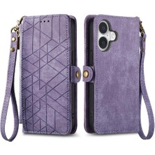 MY Boutique1 Iphone 16 Için Flip Case Artı Darbeye Deri Kılıf Cüzdan Kapak Çevirin (Yurt Dışından)