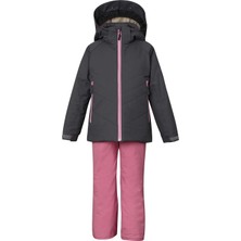 Phenix Snow White Two-piece Kız Çocuk Gri Ceket-Pantolon Takım