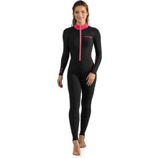 Cressi Skin Lady Tek Parça Dalış Elbisesi Black - Pınk-1mm - M