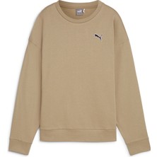 Puma Essentıals Kadın Sweatshirt 67680367 S - Bej