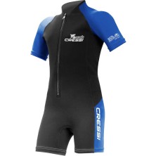 Cressi Tiburon Man Shorty Dalış Elbisesi Black / Blue-2mm - No:3 / M