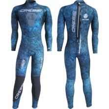 Cressi Tokugawa Man Dalış Elbisesi Blue Camo-3mm - No:3 / M