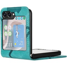 SZY Market Samsung Galaxy Z Flip 6 Için Flip Case Kart Yuvası Standı ile Flip Cüzdan Pu (Yurt Dışından)