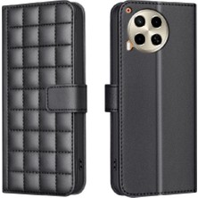 SZY Market Tecno Camon Için Flip Case 30 4g/5g Pu Deri Kart Yuvaları Tutucu Iş (Yurt Dışından)