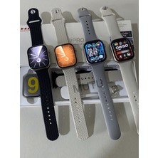 Ithalatçı Garantili Hk9 Pro Plus (4 Kordon Özel Seçmeli) Son Model Amoled Watch9 Iphone Android Erk