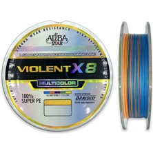 Albastar Violent 8x Pe Olta Misinası MULTICOLOR-0.31MM - 300MT - 28.70KG