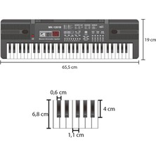 Jwin MK-1261B 61 Tuşlu Elektronik Org (Etiket. Adaptör Hediye)