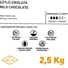 Chocovic Sütlü Kuvertür Çikolata 2,5 kg x 10 Adet