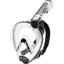 Cressi Duke Tam Yüz Maske Clear-Black-M - L
