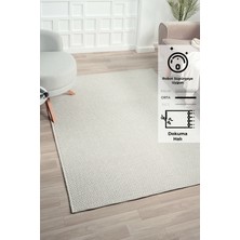 Rusticana 3106 Naturel Jüt Halı Modern Örme Kilim80x150