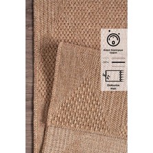 Modern Jüt Yolluk Halı Rusticana 3102 Naturel Örme Kilim80x150