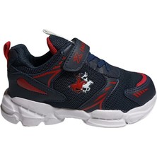 Jagulep Kids Nkt-03 Ft Çocuk Lacivert-Kırmızı Günlük Spor Ayakkabı