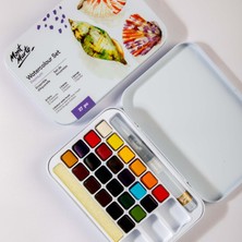 Mont Marte Premium Teneke Suluboya Seti 27'li Renkli Boya Seti ile Yaratıcılığınızı Keşfedin
