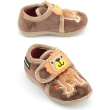 Gezer Bebe Erkek Çocuk Kışlık Cırtlı Ayarlanabilir Günlük Okul Kreş Panduf Ayakkabı