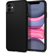 Spigen iPhone 11 Kılıf Liquid Air Black - 076CS27184