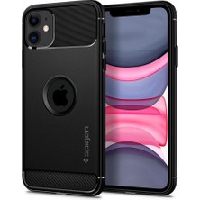 Spigen iPhone 11 Kılıf Rugged Armor Black - 076CS27183