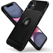 Spigen iPhone 11 Kılıf Rugged Armor Black - 076CS27183