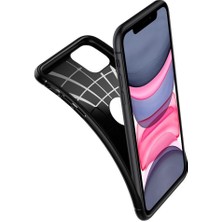 Spigen iPhone 11 Kılıf Rugged Armor Black - 076CS27183