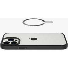 Spigen iPhone için MagSafe Özelliği Kazandırma Aparatı Metal Ring Plate MagFit Black - ACP03803