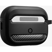 Spigen AirPods Pro (2. nesil) Kılıf Rugged Armor Matte Black - ACS05482