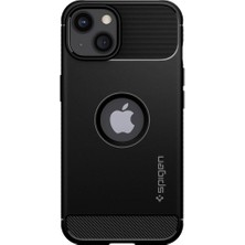 Spigen iPhone 13 Kılıf Rugged Armor Matte Black - ACS03518