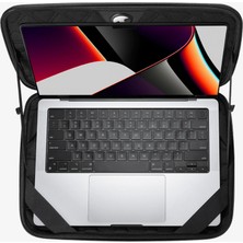 Spigen MacBook Pro 14'' Uyumlu Taşıma Çantası Rugged Armor Pro Pouch Black - AFA04270