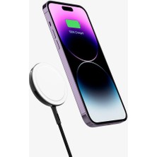 Spigen MagFit (15W) Manyetik Kablosuz Şarj Cihazı iPhone için MagSafe özellikli Kickstand ArcField Black - ACH05429