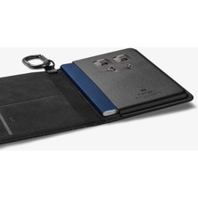 Spigen Passport Holder RFID Korumalı Seyahat Çantası Pasaport Cüzdan Black - AFA05538