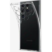 Spigen Galaxy S24 Ultra Kılıf Liquid Crystal 4 Tarafı Tam Koruma Crystal Clear - ACS07283