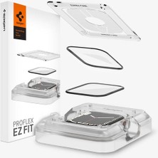 Spigen Apple Watch 45mm (Seri 9/8/7) Ekran Koruyucu Kolay Kurulum Pro Flex EZ Fit (2 Adet) - AFL04051