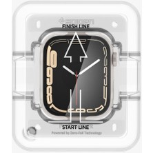 Spigen Apple Watch 45mm (Seri 9/8/7) Ekran Koruyucu Kolay Kurulum Pro Flex EZ Fit (2 Adet) - AFL04051