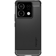 Spigen Xiaomi Redmi Note 13 Pro / POCO X6 Kılıf Rugged Armor Matte Black - ACS07254