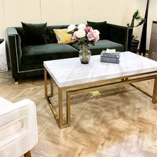Arte Marble Bianco Muğla Orta Sehpa