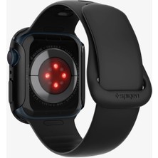 Spigen Apple Watch 45mm (Seri 9/8/7) Kılıf Thin Fit Black - ACS04174