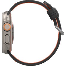 Spigen Caseology Apple Watch 49mm Ultra 2/1 - 46mm Seri 10 - 45mm Seri 9/8/7 - 44mm Seri SE2/SE/6/5/4 Kordon Kayış Band Athlex Orange - AMP06250