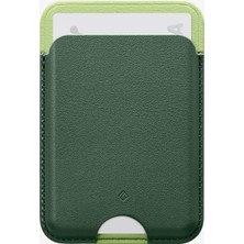 Spigen Caseology iPhone için MagSafe özellikli Kartlı Manyetik Cüzdan Nano Pop Avo Green - AFA05095