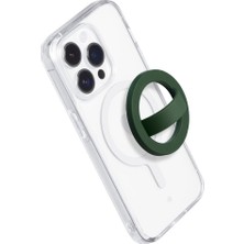 Spigen Caseology iPhone için MagSafe özellikli Silikon Telefon Tutucu Nano Pop Avo Green - AFA07062